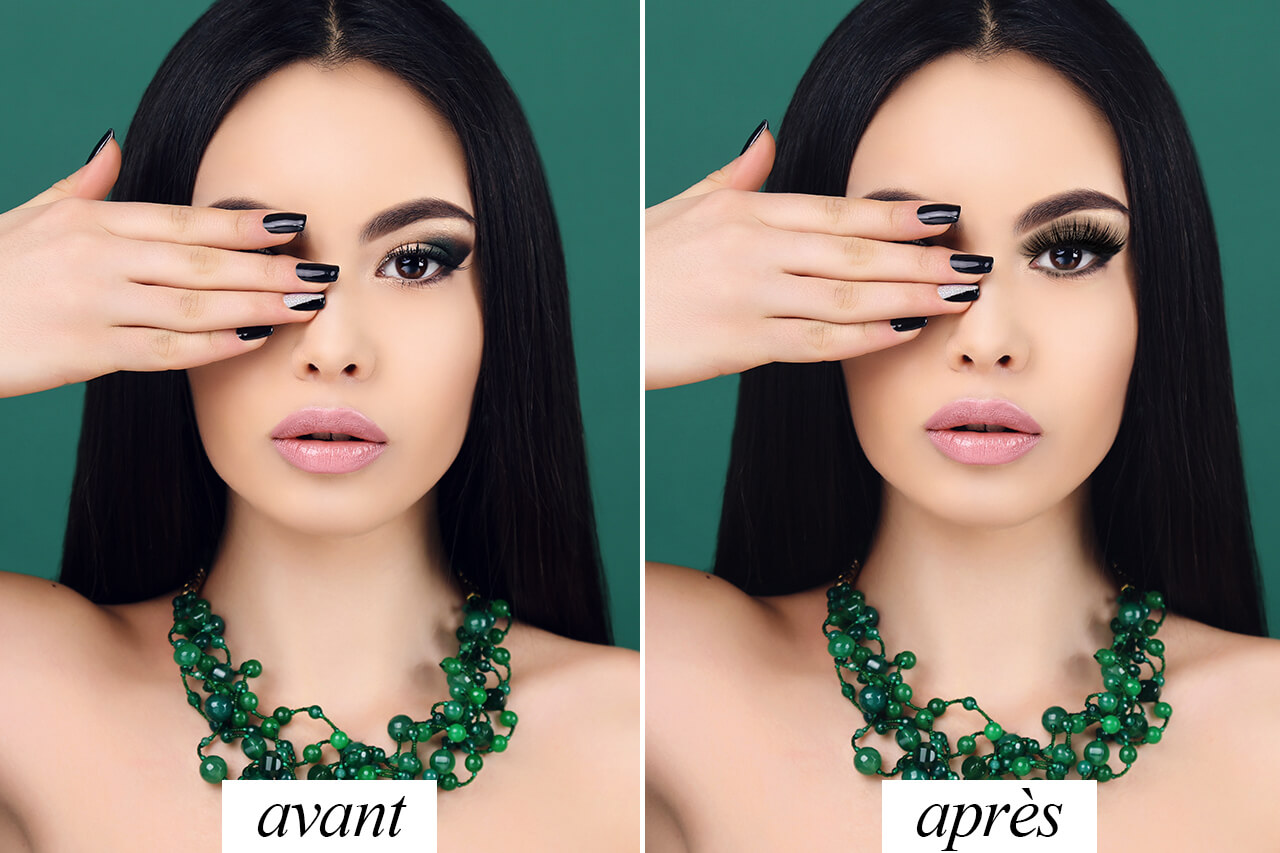 Flyer Marionnaud - Avant/Après retouche photo
